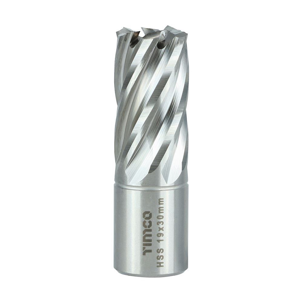 Timco Korte Broach Cutter, M2 HSS Staal, 19x30mm