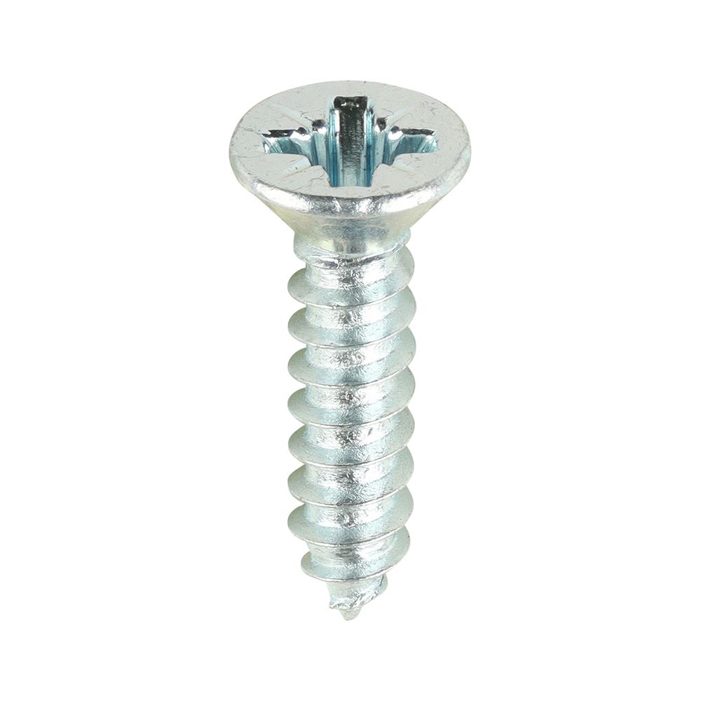 Timco PZ Countersunk Self-Tapping Screws, Zinc, Size 6 x 5/8, 200pk