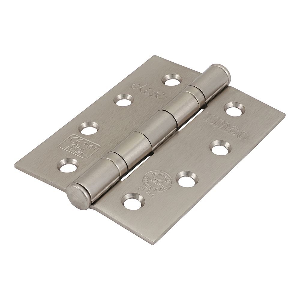 Timco Branddeurscharnieren Klasse 11, Satin Nickel, 102 x 76mm (2 stuks)