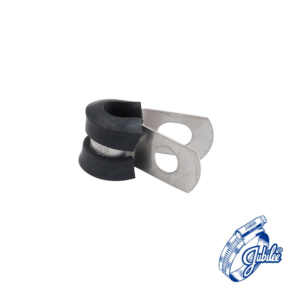 Jubilee P Clip Stainless Steel 5mm (Pack of 20)