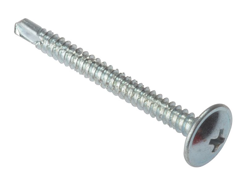 ForgeFix Baypole Self-Drill Screw, Phillips Wafer Head, 4.8x60mm (Box 100)