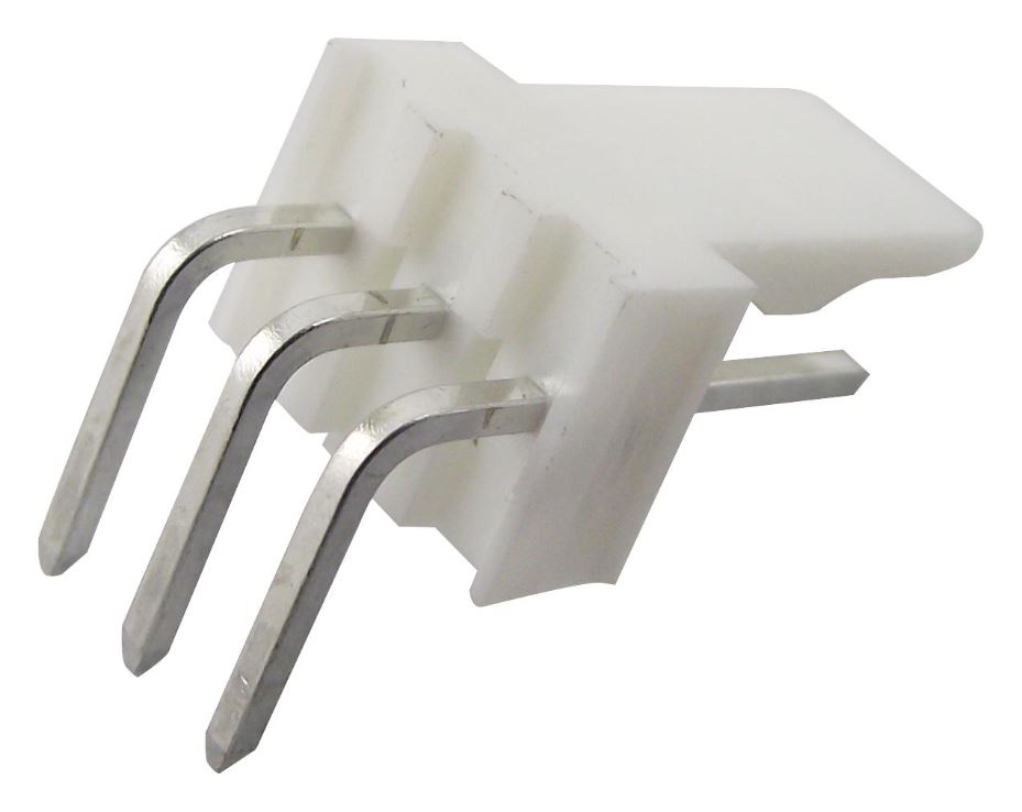 MOLEX מחבר KK 254, פינים מרובעים, 0.1 אינץ', 3 פינים