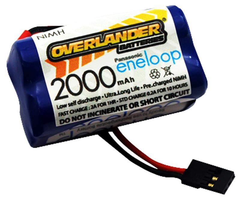 Overlander Eneloop AA 4.8V 2000mAh NiMH RC Battery Pack