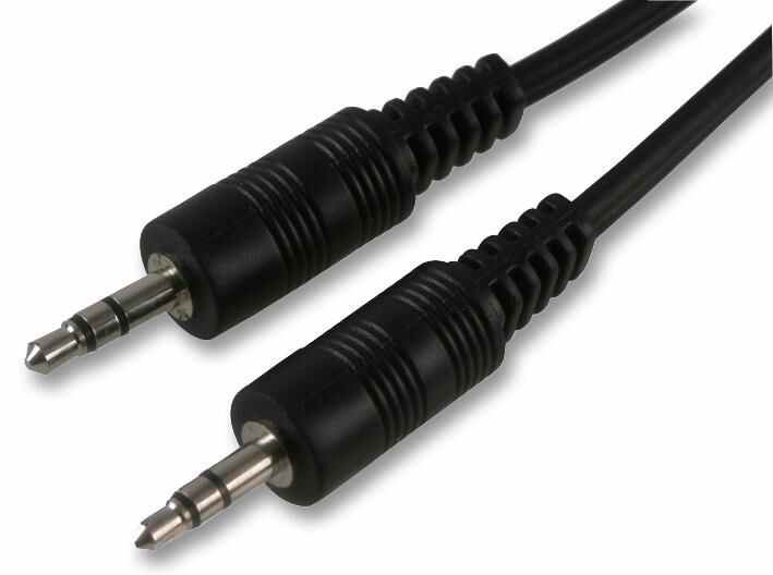 Pro Signal 3.5mm Stereo Jack to Jack Lead, 3m, Black