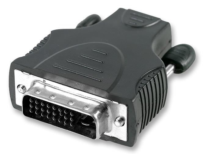 PRO SIGNAL DVI-D-Stecker auf HDMI-Buchse Adapter, vernickelte Kontakte