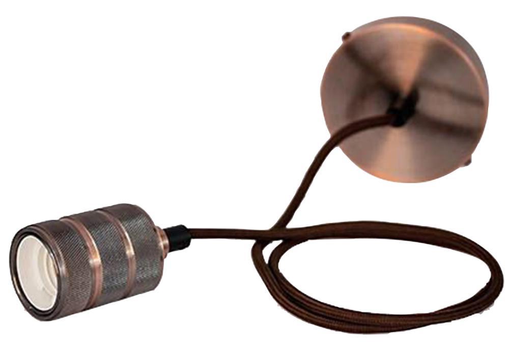 TIME LED Antik Hanglamp, Textuur Koper, E27