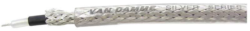 Van Damme Silver Series Platkap 90pF Instrumentenkabel (Per Meter)