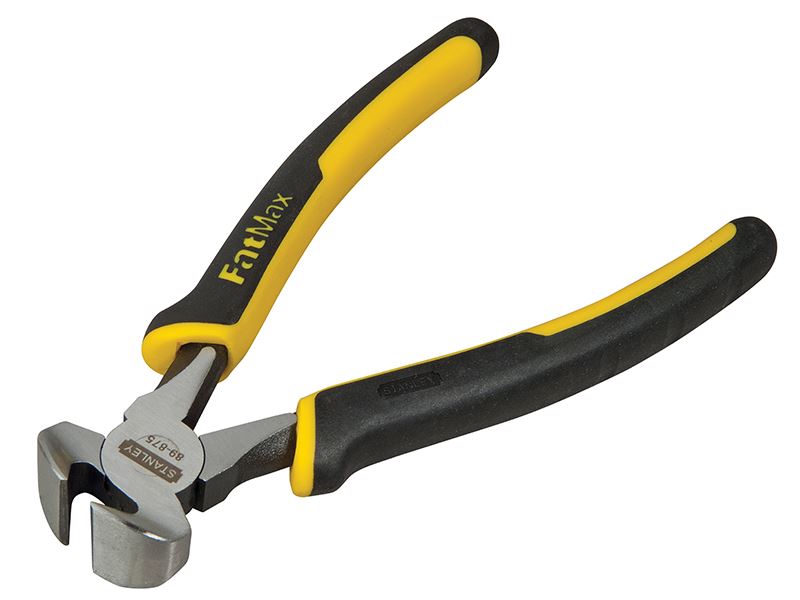 STANLEY FatMax - Τσιμπίδες Κοπής Στρογγυλή Κεφαλή 160mm, Δύο Υλικών Λάβη 