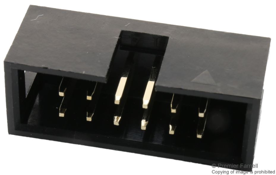 MULTICOMP PRO Connecteur d'en-tête à broches verticales 2,54 mm, 2x12 voies