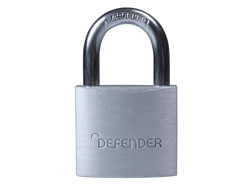 DEFENDER Cadenas en aluminium avec anse en acier trempé, 30mm