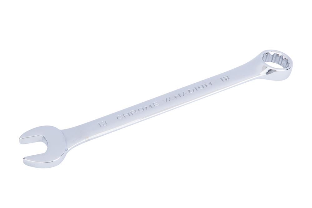 Blue Spot Tools - Spánna 18mm Cróim Vanadaim, Dhá Chríochnaithe, Snasta