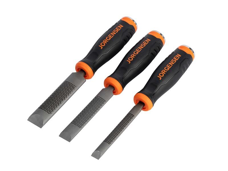 Pony Jorgensen Coarse Rasp Chisel Set, 3-Piece, Alloy Steel