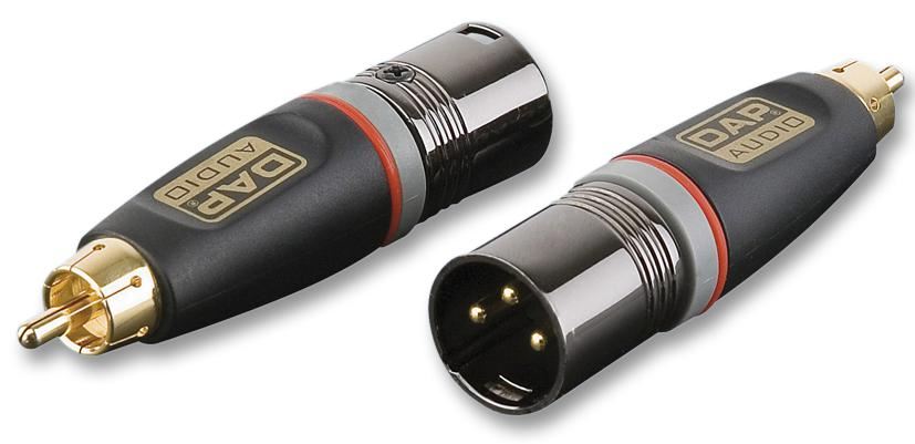 XCALIBER Adattatore da XLR Maschio 3 Pin a RCA Maschio