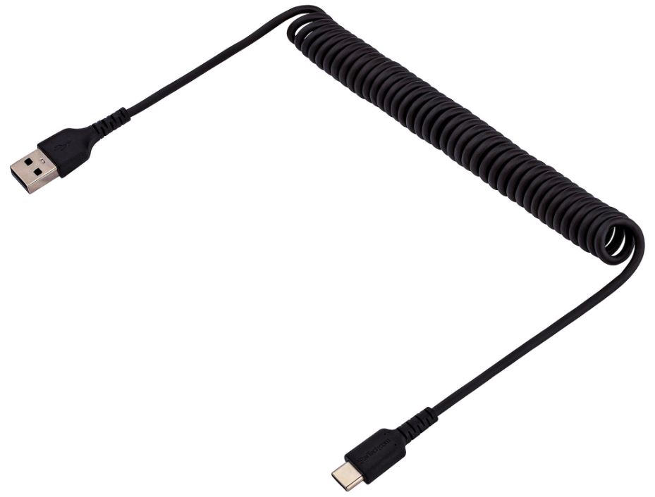 STARTECH Cabo USB-A para USB-C Enrolado Resistente, 1m