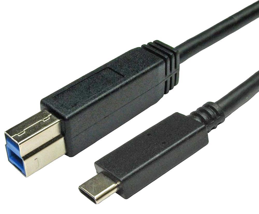 PRO SIGNAL USB-C(M) to USB 3.0 B(M) 케이블, 2m, 블랙