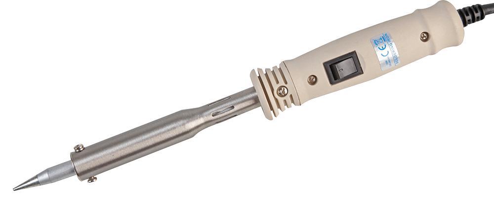 DURATOOL 100W Soldering Iron, 240V, Chisel Point Tip