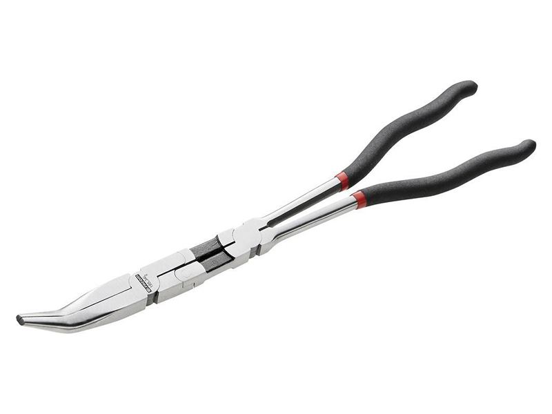 Facom Alicate de Bico Meia-Cana Dupla Articulação, 45°, 340mm