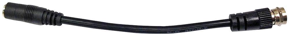 GLOBAL COMMUNICATIONS Cable Adaptador 2.1mm DC a Conector F-Type, 165mm