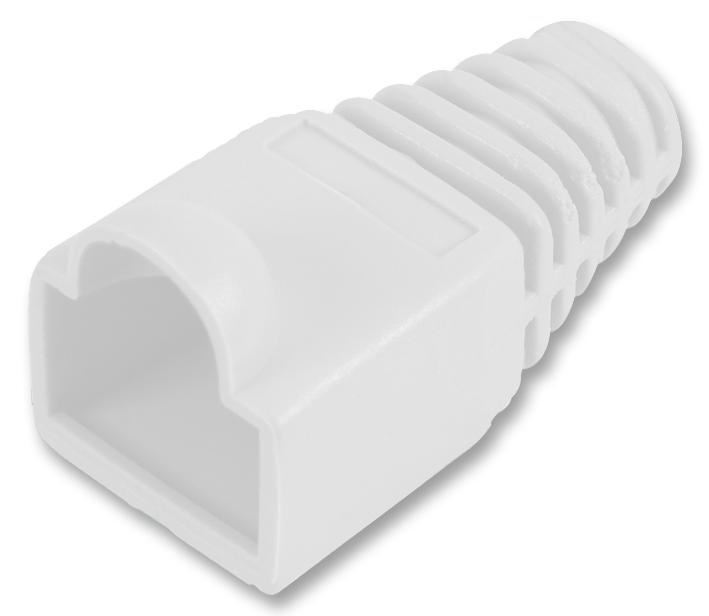 Pro Power - Bague de renfort anti-traction RJ45, 6mm, Blanc, Lot de 50