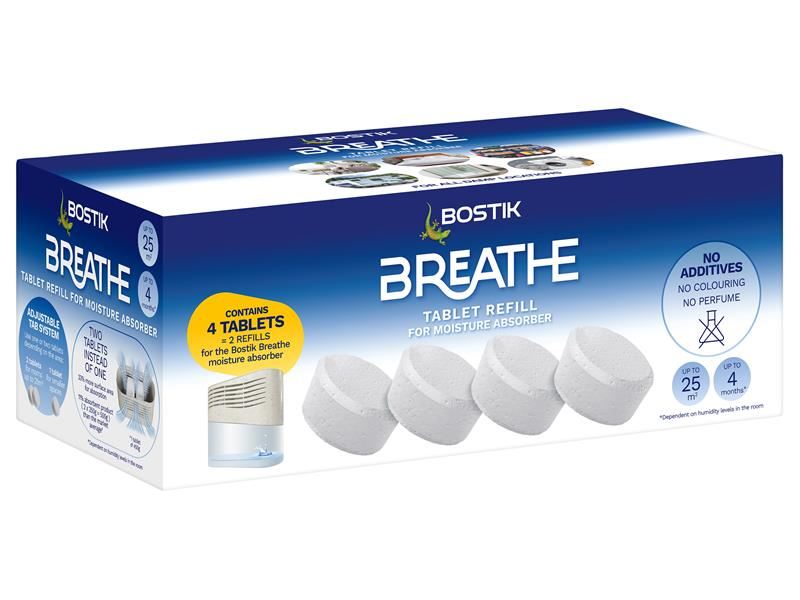 Bostik Breathe Refill Tabs (Pack of 4)