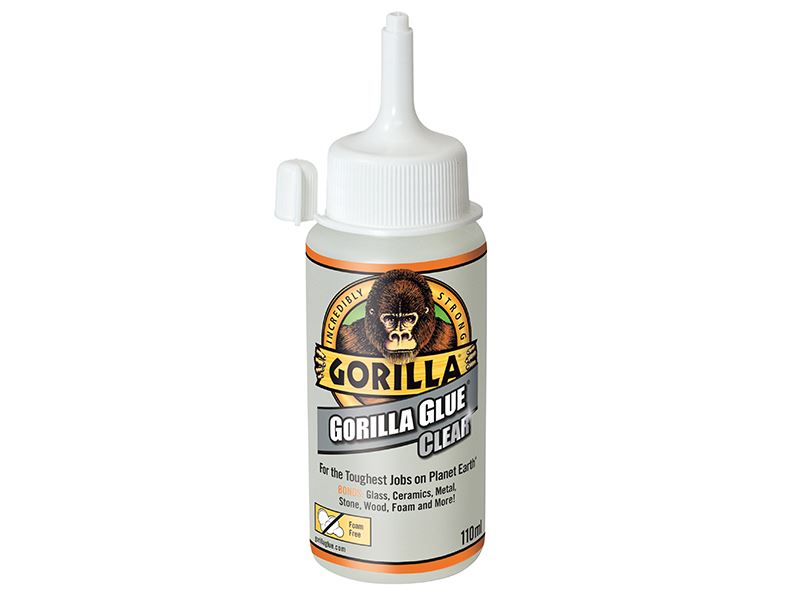 Gorilla Glue Colla Trasparente 110ml, Adesivo Non Espandente