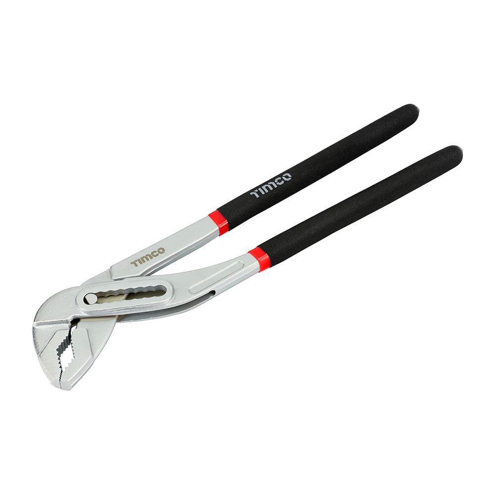 Timco 12인치 워터 펌프 펜치, 크롬 바나듐, 40mm 그립 폭