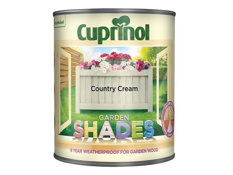 Cuprinol Garten-Schattierung Country Cream, 1 Liter