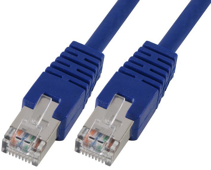 PRO SIGNAL Câble Ethernet RJ45 Cat5e S/FTP, 3m, Bleu