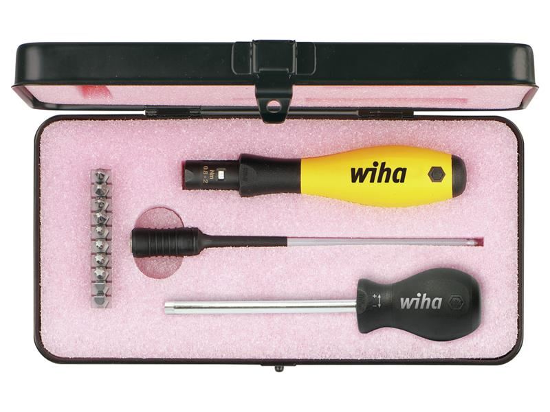 Wiha TorqueVario-S ESD Screwdriver Set, 14-Piece with Case