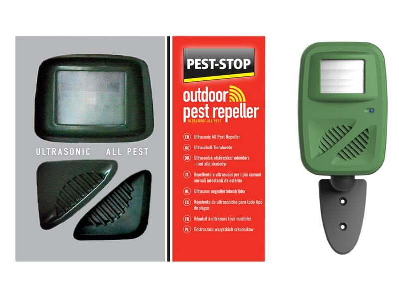 Répulsif ultrasonique universel Pest-Stop contre tous les nuisibles, portée de 