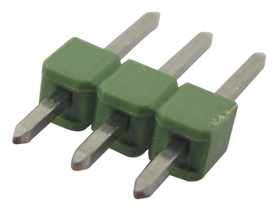TE Connectivity AMPMODU Mod II Cabezal Recto de 3 Vías