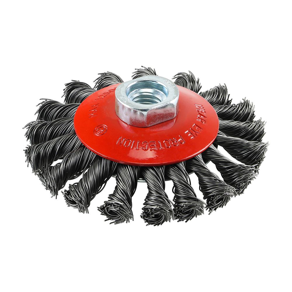 Timco Cepillo para Amoladora Angular de 100mm con Cerdas de Alambre Retorcido