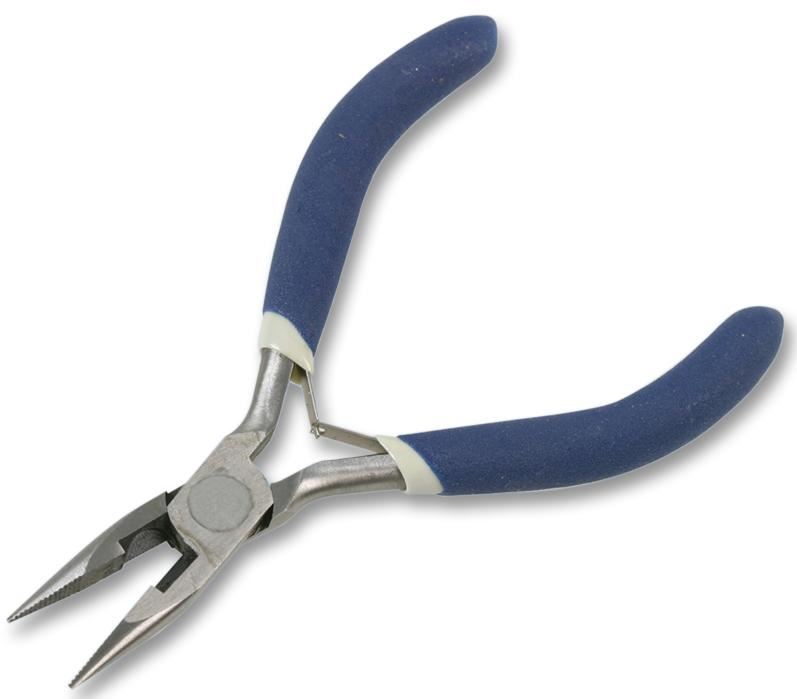 Duratool 120mm Mini Lange Neus Tang met Zijkniptang