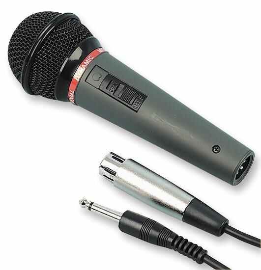PULSE Dynamická vokální ruční mikrofon s kardioidní charakteristikou, 5m kabel