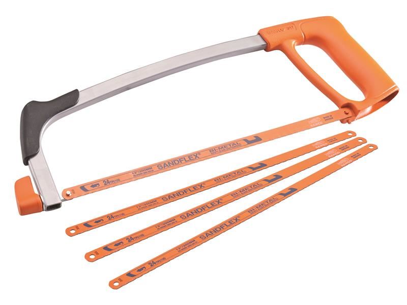 Bahco 317 Égoïne 300mm avec 3 lames bi-métal supplémentaires