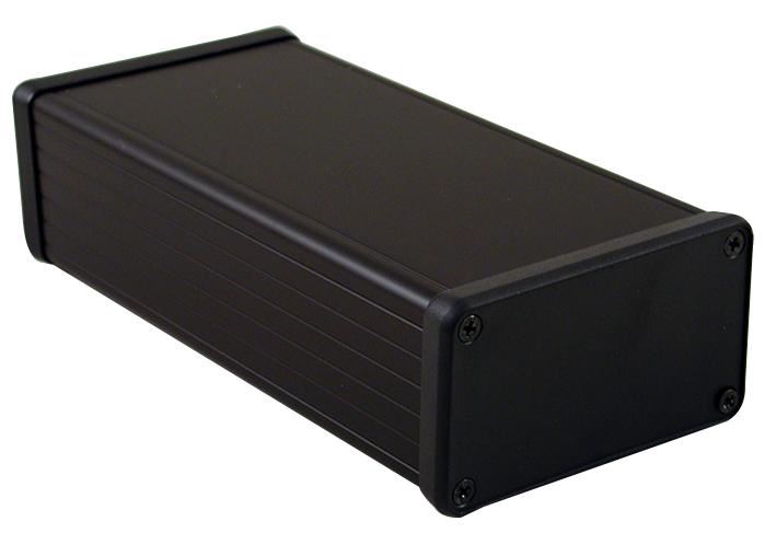 Hammond Custodia in Alluminio Nero Serie 1455 IP54, 160x78x43mm
