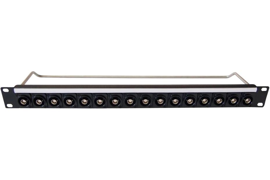 CLIFF Painéal BNC 1U, 16 Portaí, 50 Ohm