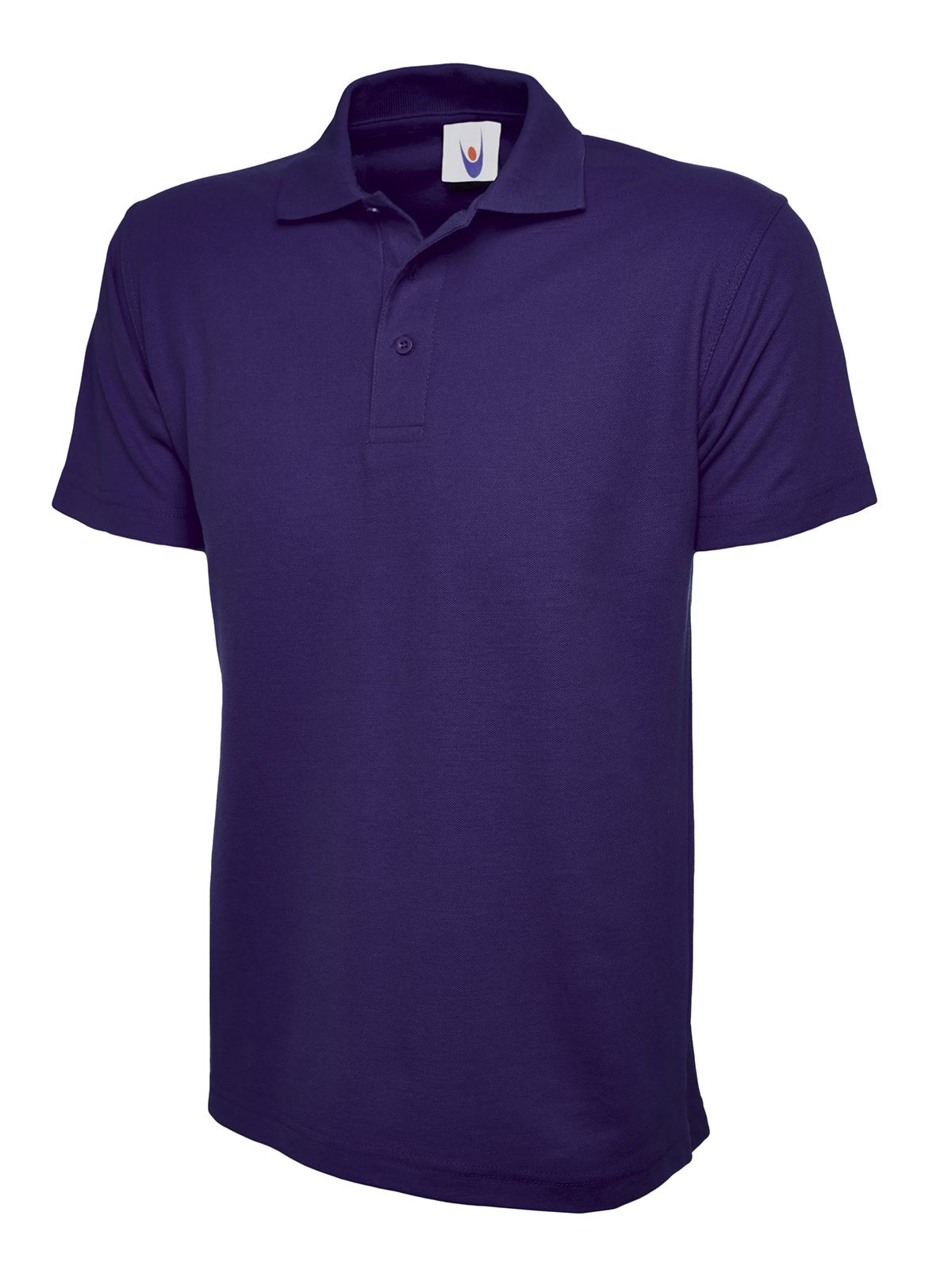 Uneek Unisex Clasaiceach Léine Polo - 50% Polaistéar, 50% Cadás - Corcra - Méid