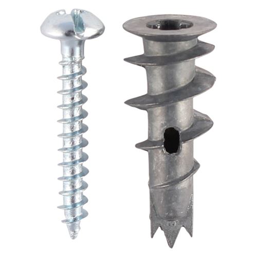 Timco Metal Speed Pluggen & Schroeven - Gegalvaniseerd, 31,5mm (75 stuks)