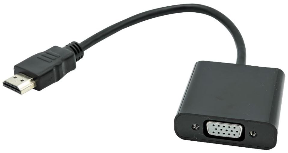 LMS DATA - Tiontaitheoir HDMI go VGA le Fuaime, 1080p, Plug & Play