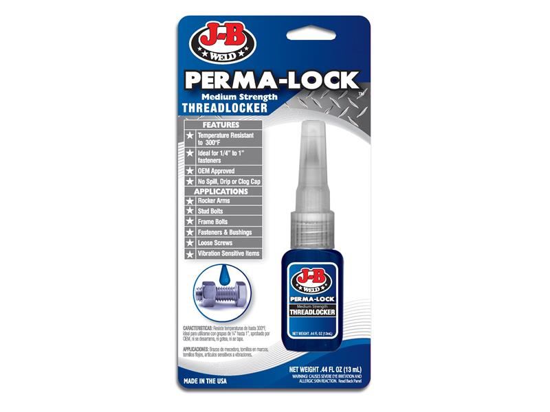 J-B Weld Perma-Lock Blue - Μεσαίας Ισχύος Κολλητικό Κατσαβιδιών 13ml (Εγκεκριμέ