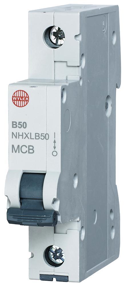 Wylex Disjuntor Monopolar 50A Tipo B