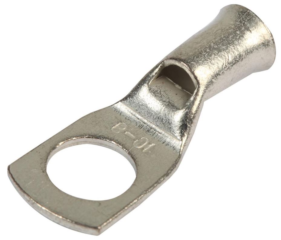 CONCORDIA TECHNOLOGIES 10mm² Copper Crimp Terminal Lug, M5, Pack of 50
