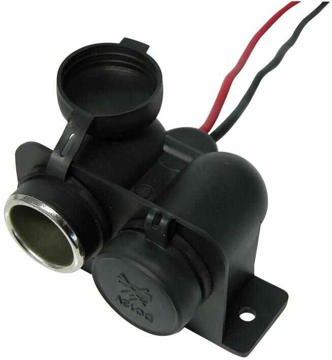 CARPOINT 防水 12V 2Wayソケット