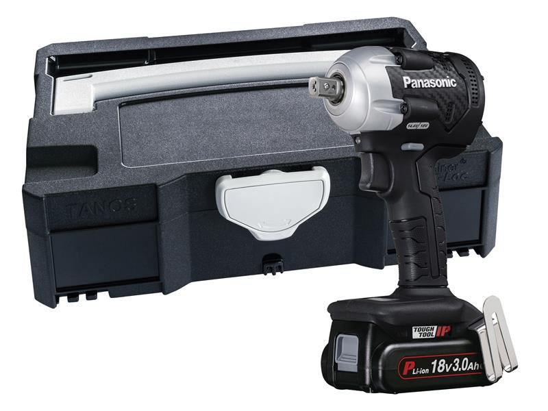 Panasonic EY75A8PN2G 18V Impact Wrench with 2 x 3.0Ah Batteries