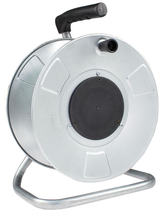 Marcaddy Carrete de Cable Metálico Vacío, 285 mm, Con Freno Ajustable