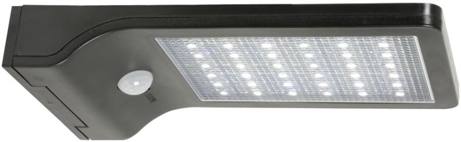 LYYT Luz LED Solar con Sensor de Movimiento, Negra, Alcance 3m