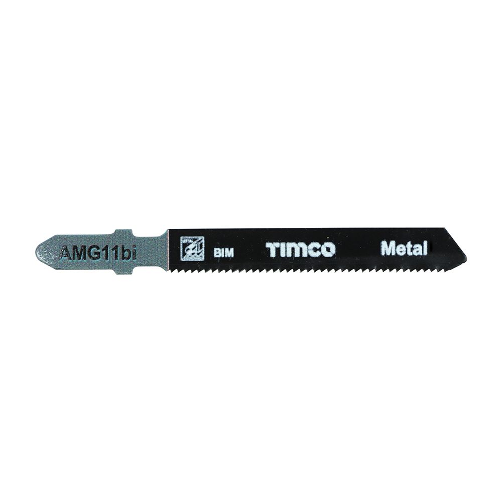 Timco - Jigsaw Blades - Metal Cutting - Bi-Metal Blades (Size T118AF - 5 Pieces