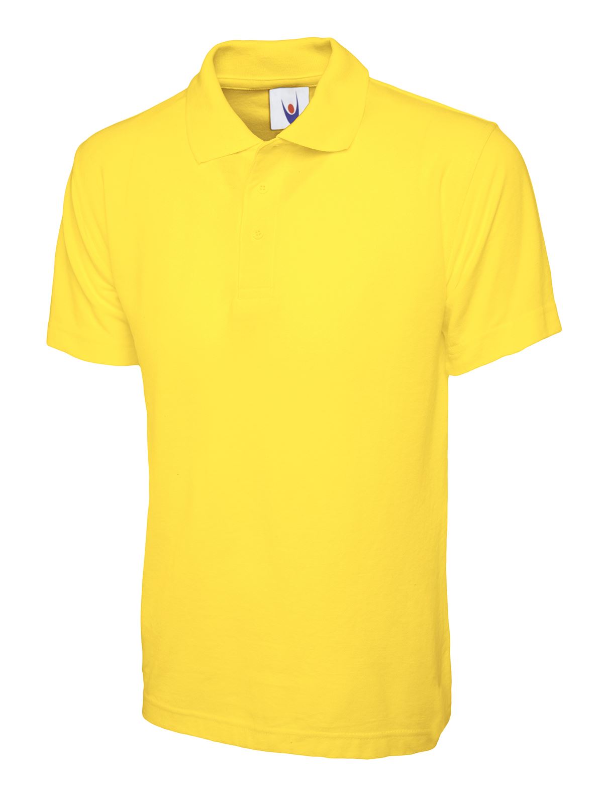 Uneek - Kemeja Polo Uniseks Klasik - 50% Poliester 50% Kapas - Kuning - Saiz L