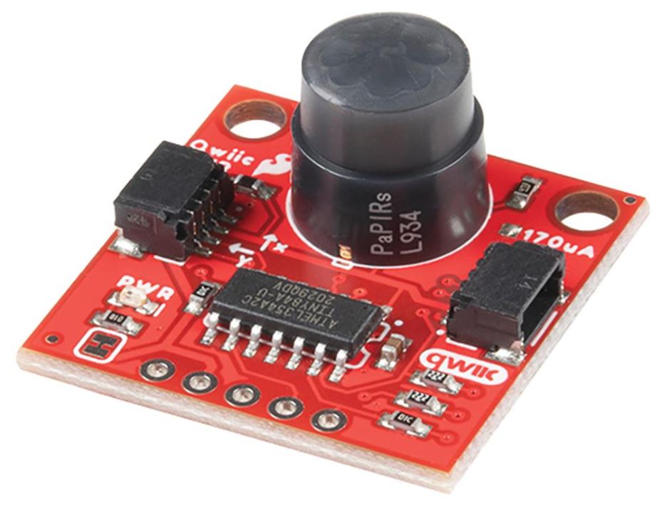 SPARKFUN ELECTRONICS חיישן תנועה Qwiic PIR, צריכת חשמל נמוכה 170μA